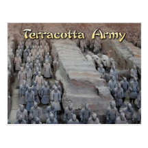 The Terracotta Army of the first Emperor of China Postcards