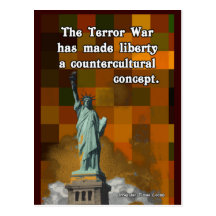 The Terror War and Countercultural Liberty Post Cards