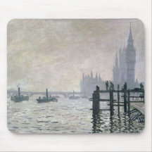 The Thames below Westminster, 1871 Mouse Pads