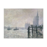 The Thames below Westminster, 1871 Post Card