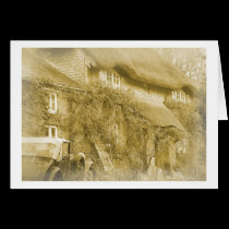 The thatched cottage at the end of the lane. cards