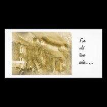 The thatched cottage at the end of the lane. photo cards