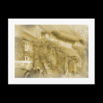 The thatched cottage at the end of the lane. postcards