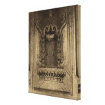 The The-ha-thana or the Lions' throne Stretched Canvas Print