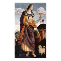 The Theological Virtues: Faith Business Card Templates