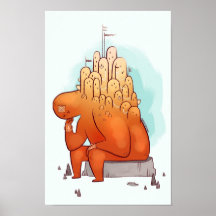 The Thinker Posters