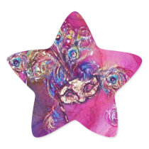THE THIRD MASK ,Fuchsia Blue Gold