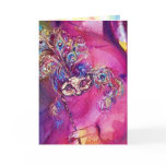 THE THIRD MASK  / VENETIAN MASQUREADE,pink purple cards