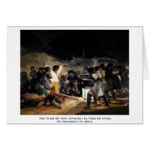The Third Of May, Spanish: El Tres De Mayo Card