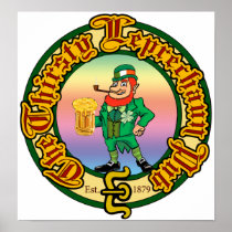 The Thirsty Leprechaun Pub Print