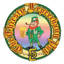 The Thirsty Leprechaun Pub Sticker