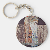 The Three Ages Of Woman By Klimt Gustav Key Chains