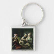 The Three Gossips Key Chain