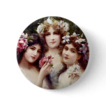 The Three Graces Pinback Button