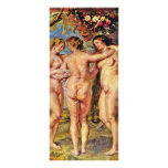 The Three Graces,  By Rubens, Peter Paul rack cards