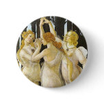 The Three Graces by Sandro Botticelli buttons