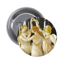 The Three Graces by Sandro Botticelli Buttons