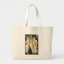The Three Graces by Sandro Botticelli Canvas Bags
