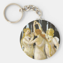 The Three Graces by Sandro Botticelli Key Chain