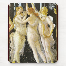 The Three Graces by Sandro Botticelli Mouse Pads