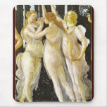 The Three Graces by Sandro Botticelli mousepads