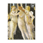 The Three Graces by Sandro Botticelli postcards