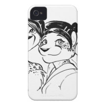 The Three Jaguars iPhone 4 Case-Mate Case