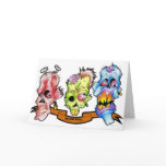 The Three No Evils! - Romance Greeting Card