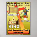 The Three Offices Of Christ Poster / Print