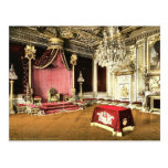 The throne room, Fontainebleau Palace, France clas Postcards