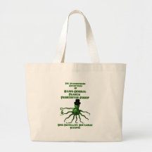 The Time-Travelling Gentleman Octopus Tote Bag