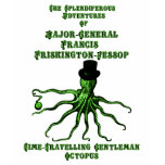 The Time-Travelling Gentleman Octopus t-shirts