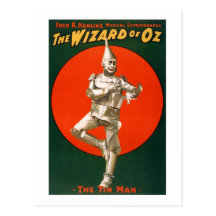 The Tin Man from The Wizard of Oz Postcard