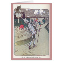 The Tin Woodman Plucks the Rose Greeting Card
