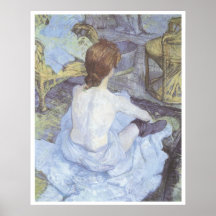 The Toilette, 1889 Henri De Toulouse-Lautrec Poster