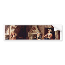 The Tormented Poet By Hogarth, William Bumper Stickers