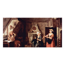 The Tormented Poet By Hogarth, William Photo Cards