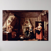 The Tormented Poet By Hogarth, William Posters