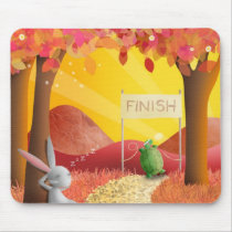 The Tortoise and the Hare - mouse mat