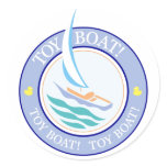 The Tot Spot_Toy Boat (multicolor) duckie Stickers