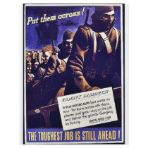 The Toughest Job Is Still Ahead Flyer Design