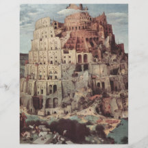 The Tower of Babel - Pieter Bruegel the Elder Flyer Design