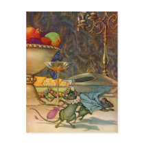 The Town Mouse and The Country Mouse Post Card