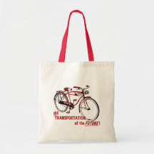 The Transportation of the Future Tote Bags