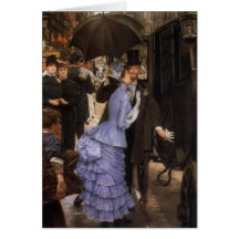 The Traveller a Victorian Painting Card