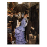 The Traveller a Victorian Painting Post Cards