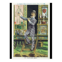 "The Travelling Quack" Snake Oil Salesman Post Cards