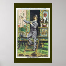 "The Travelling Quack" Snake Oil Salesman Print