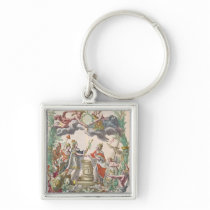 The Treaty of Versailles in 1768 Keychain