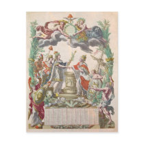 The Treaty of Versailles in 1768 Post Cards